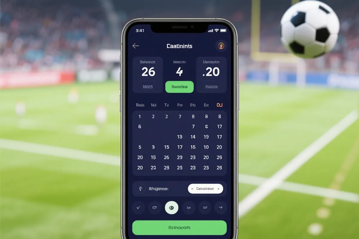 世界杯App界面示意图