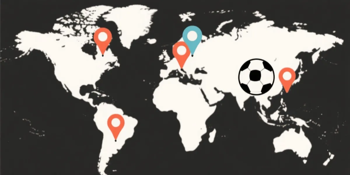 主办城市与赛区示意图